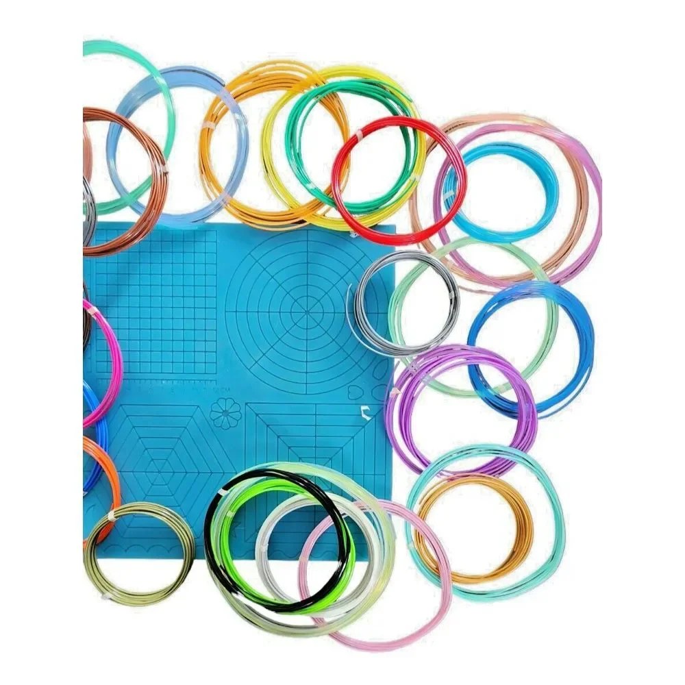 3D Pen PLA Filament Refills‎ and Silicon Mat